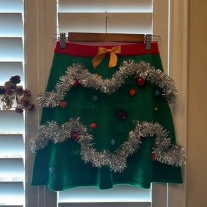Christmas skirt size small